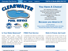 Tablet Screenshot of clearwater-poolservice.com